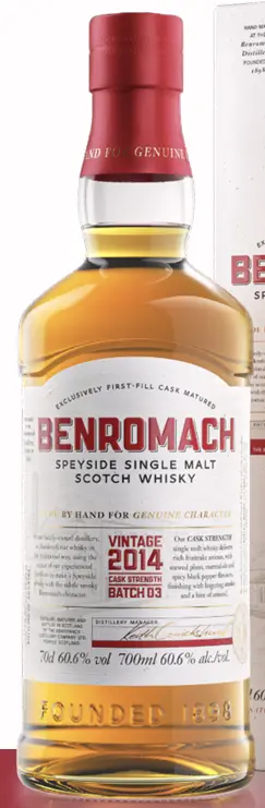 Benromach Cask Strenght Batch 3 2014 60,6°
